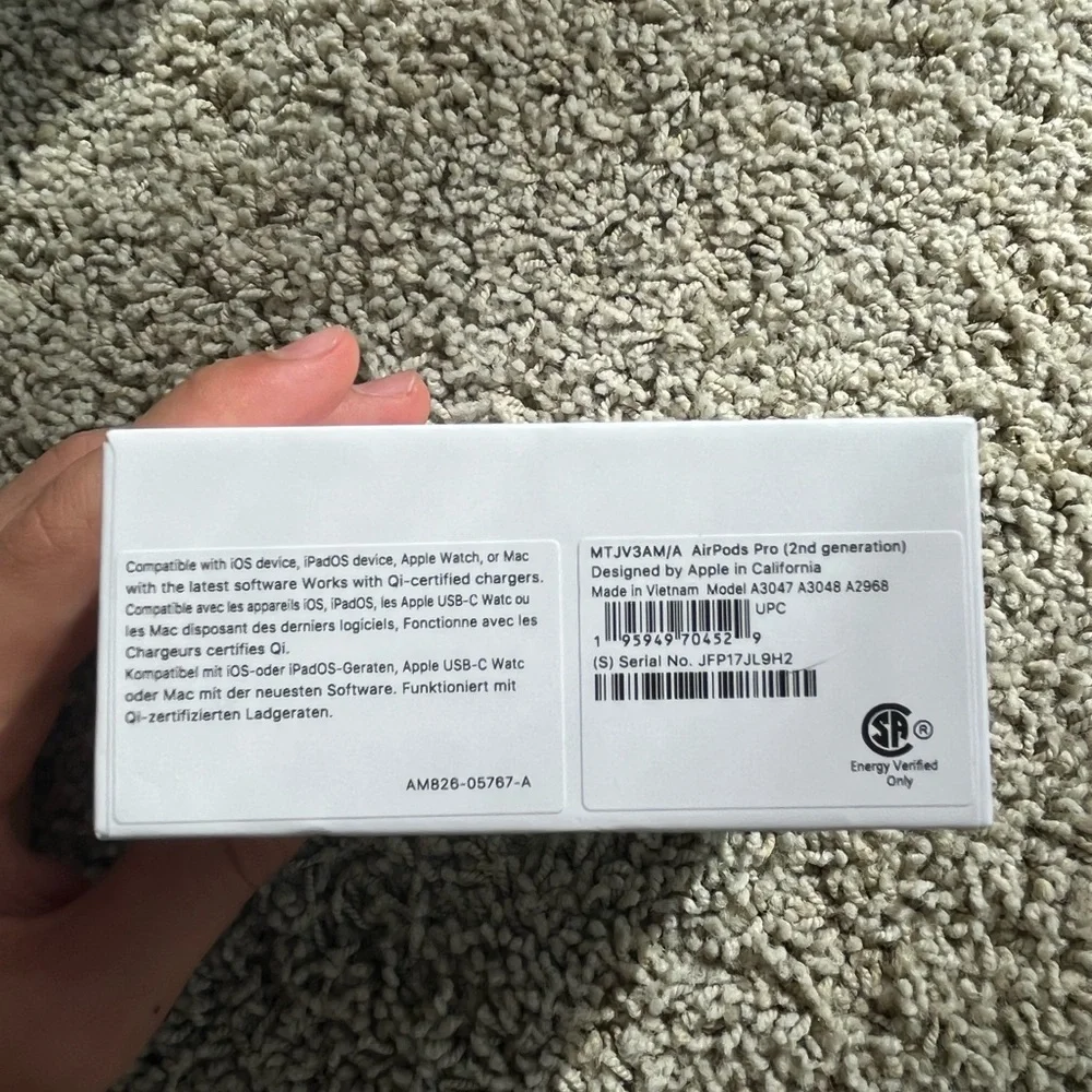 Apple AirPods Pro 2nd Generation with Charging Case - White